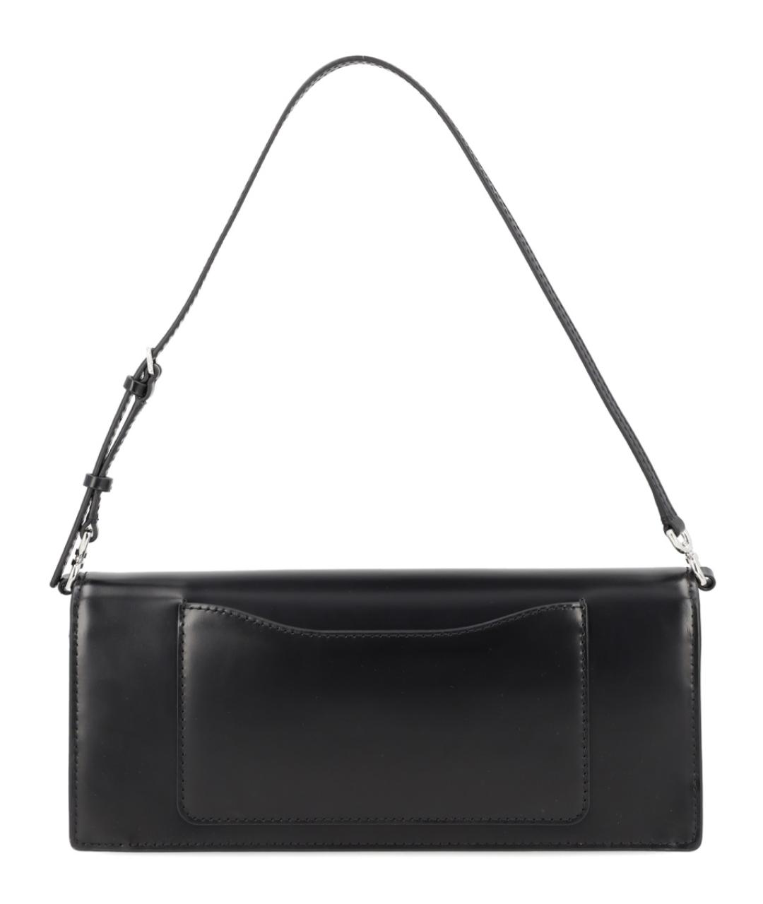 MARC JACOBS Черная кожаная сумка через плечо, фото 2