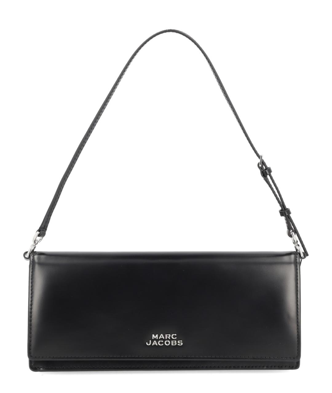 MARC JACOBS Черная кожаная сумка через плечо, фото 1