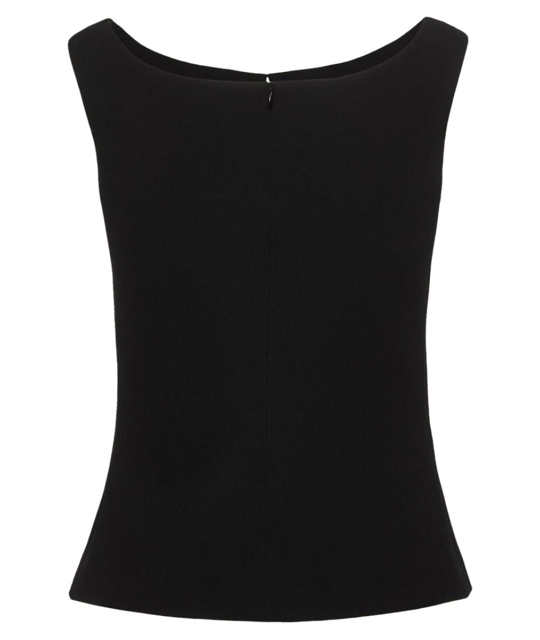 MAGDA BUTRYM Черная вискозная блузы, фото 2