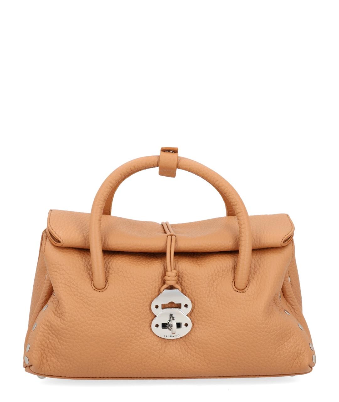 ZANELLATO Коричневая кожаная сумка через плечо, фото 1