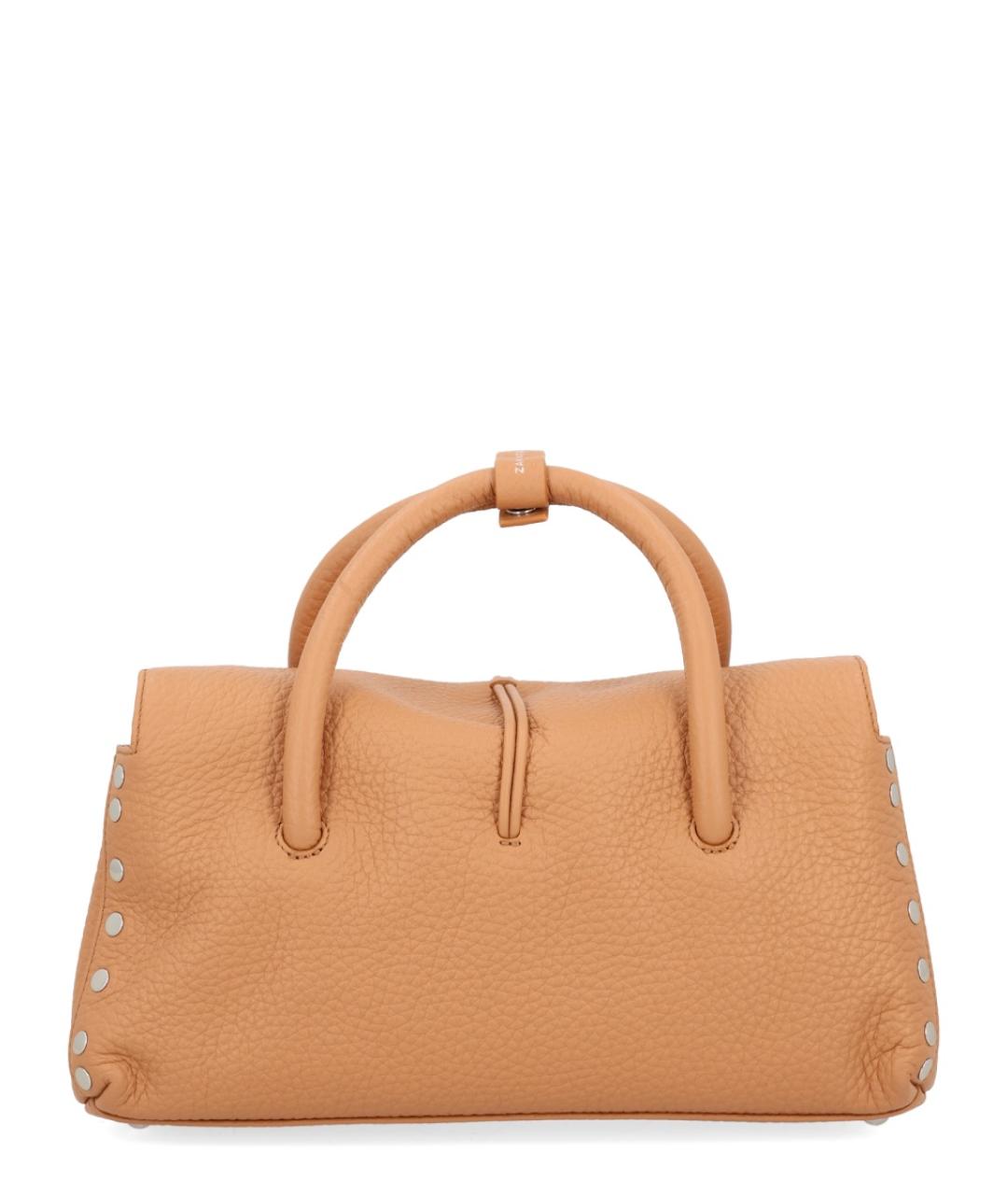 ZANELLATO Коричневая кожаная сумка через плечо, фото 3