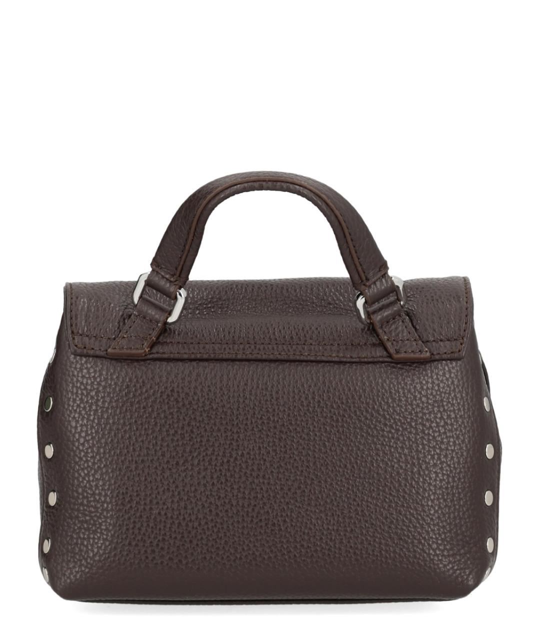 ZANELLATO Коричневая кожаная сумка тоут, фото 3