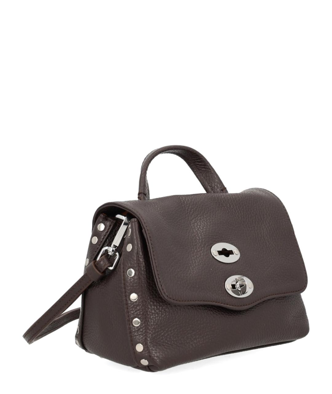 ZANELLATO Коричневая кожаная сумка тоут, фото 2