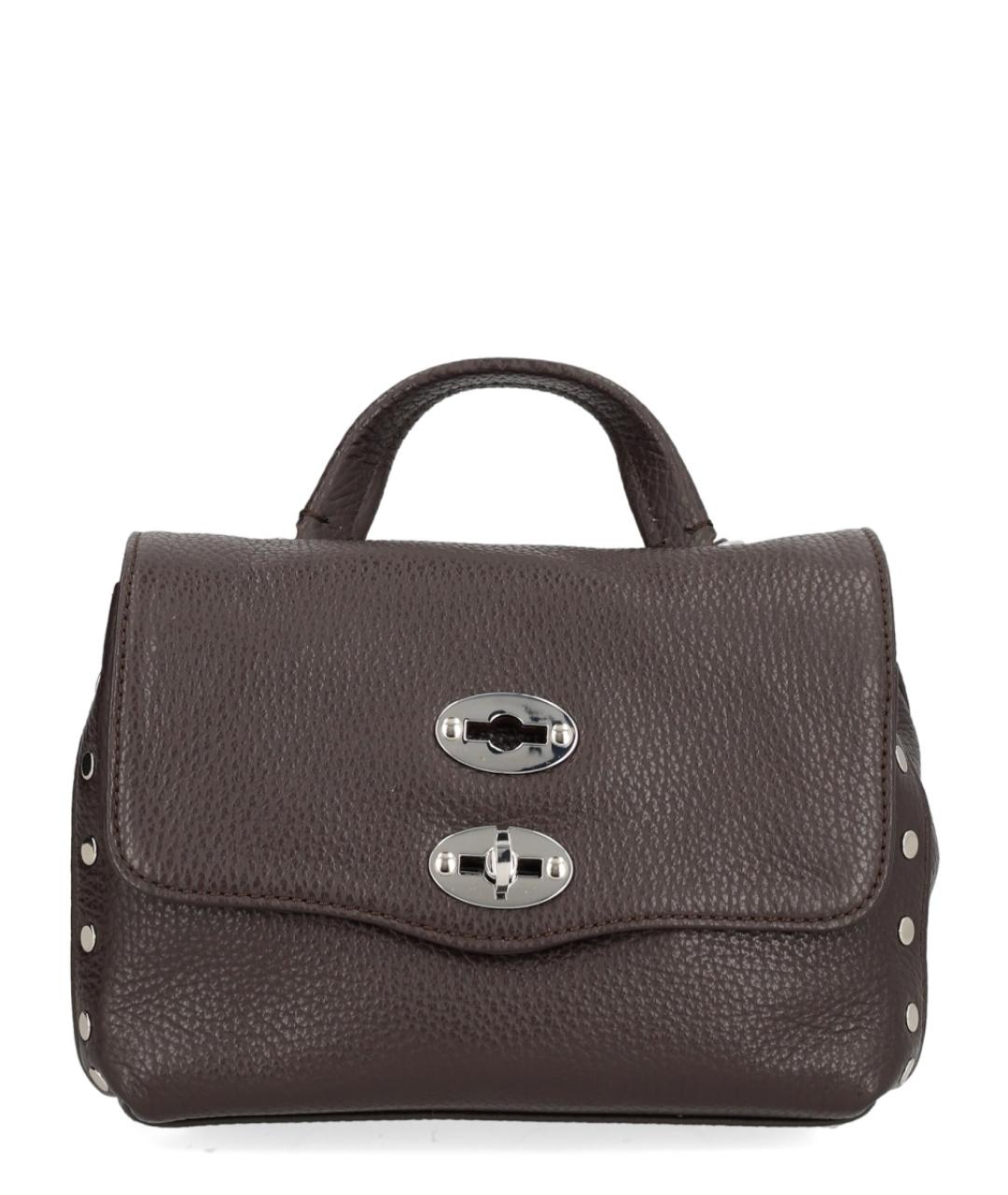 ZANELLATO Коричневая кожаная сумка тоут, фото 1