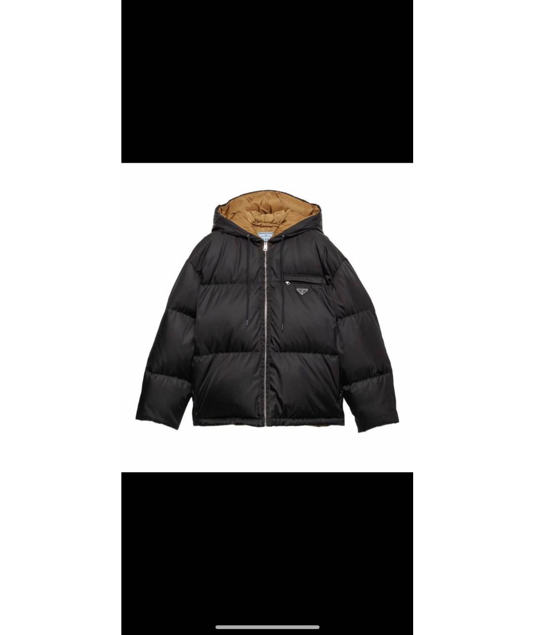 PRADA Черная полиэстеровая куртка, фото 5