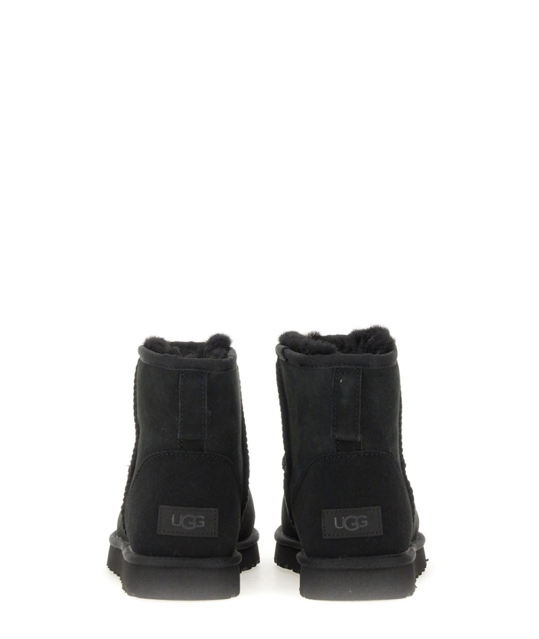 UGG AUSTRALIA Черные замшевые ботинки, фото 4