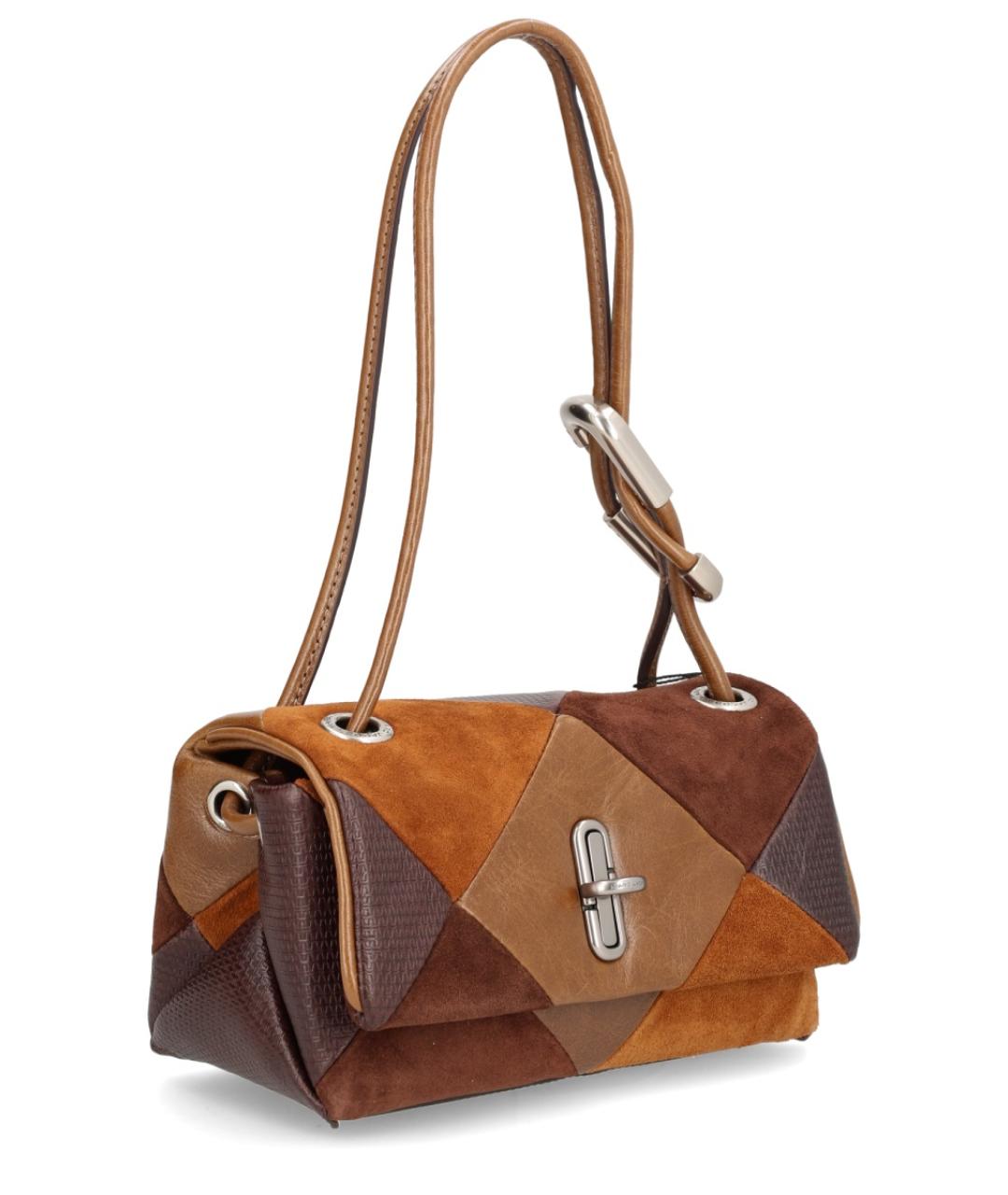 MARC JACOBS Коричневая замшевая сумка через плечо, фото 3