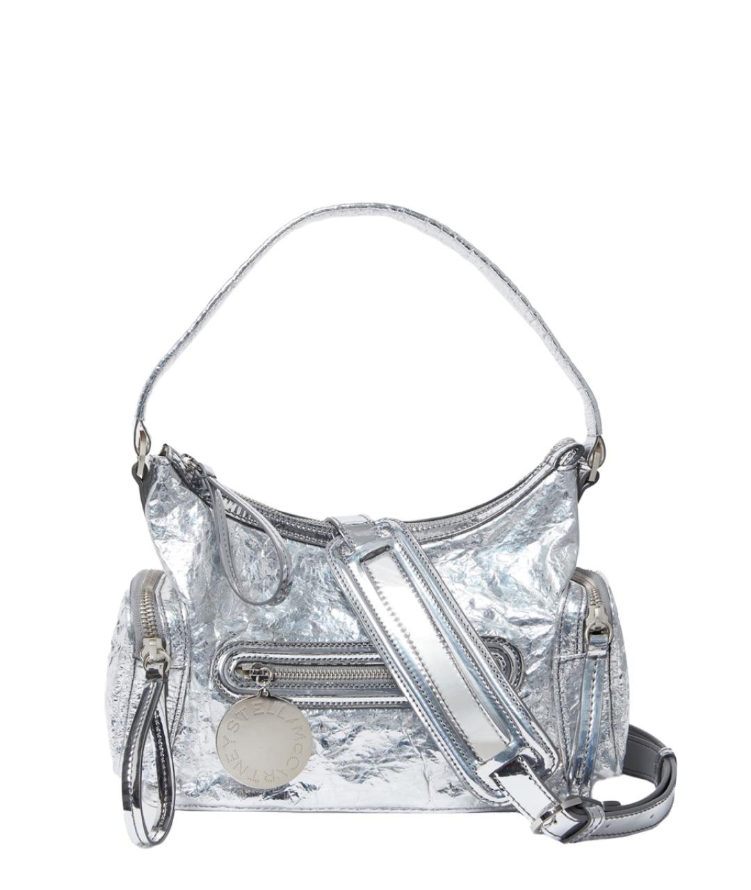 STELLA MCCARTNEY Серебряная синтетическая сумка через плечо, фото 1