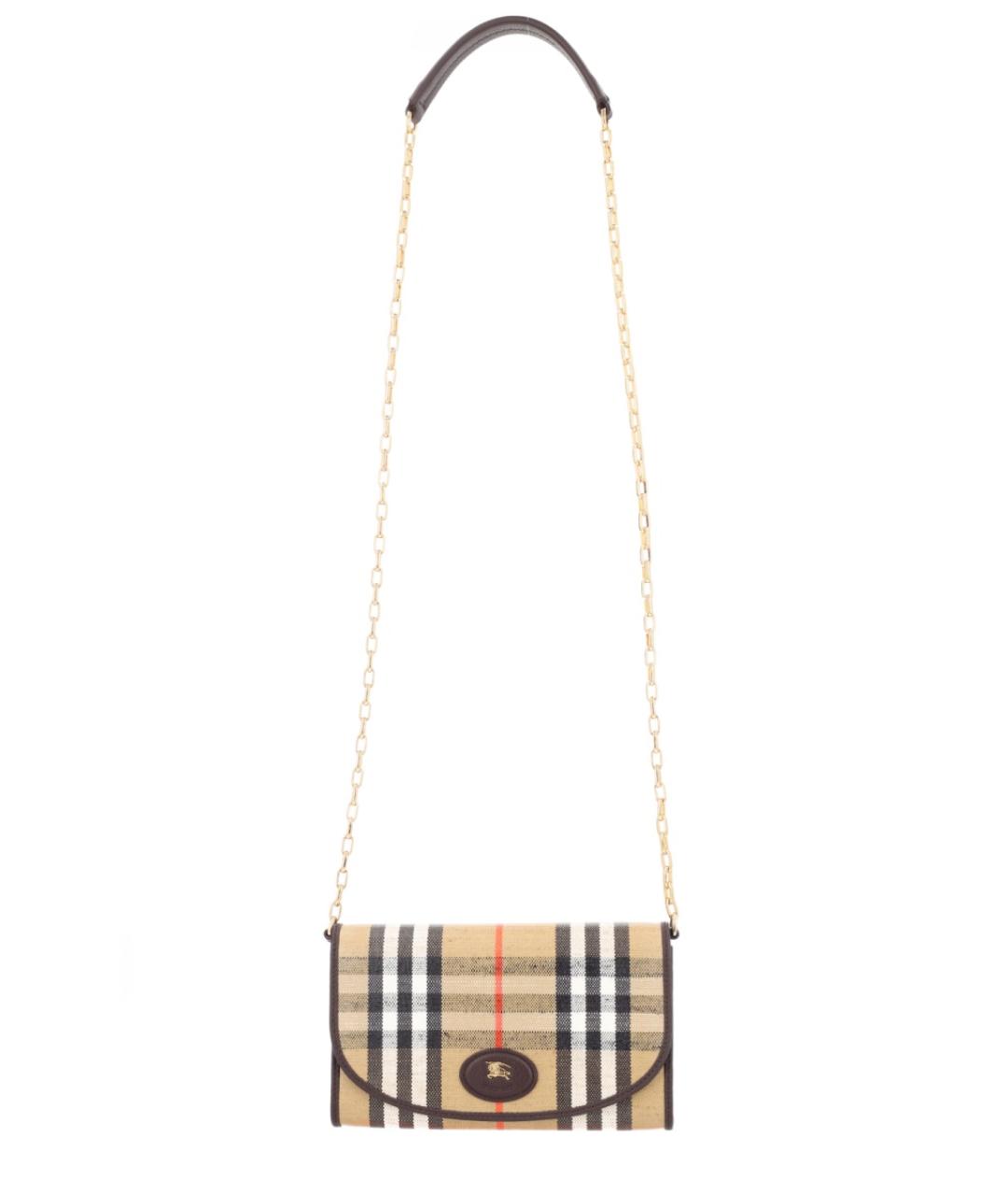 BURBERRY Мульти хлопковая сумка через плечо, фото 1