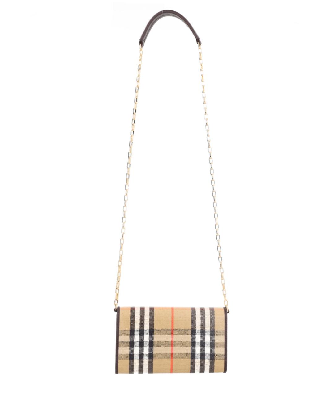 BURBERRY Мульти хлопковая сумка через плечо, фото 2