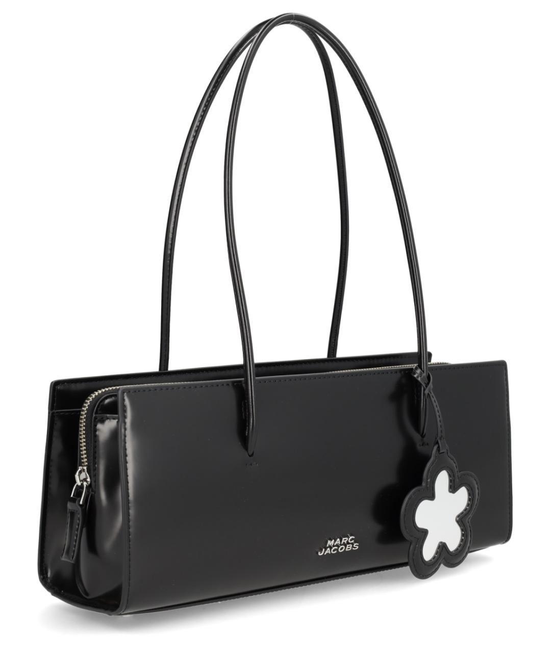 MARC JACOBS Черная кожаная сумка через плечо, фото 3