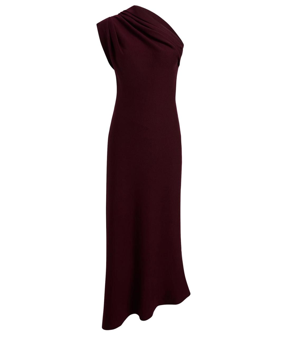 KHAITE Бордовое шерстяное повседневное платье, фото 1