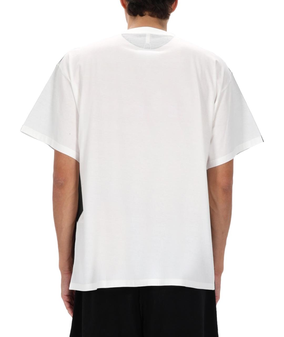 MM6 MAISON MARGIELA Черная хлопковая футболка, фото 3