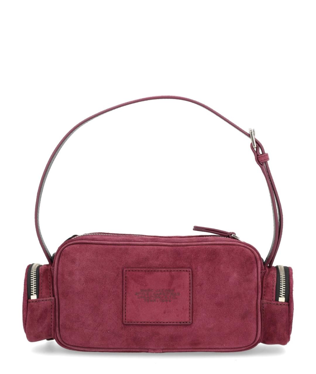 MARC JACOBS Бордовая замшевая сумка через плечо, фото 2