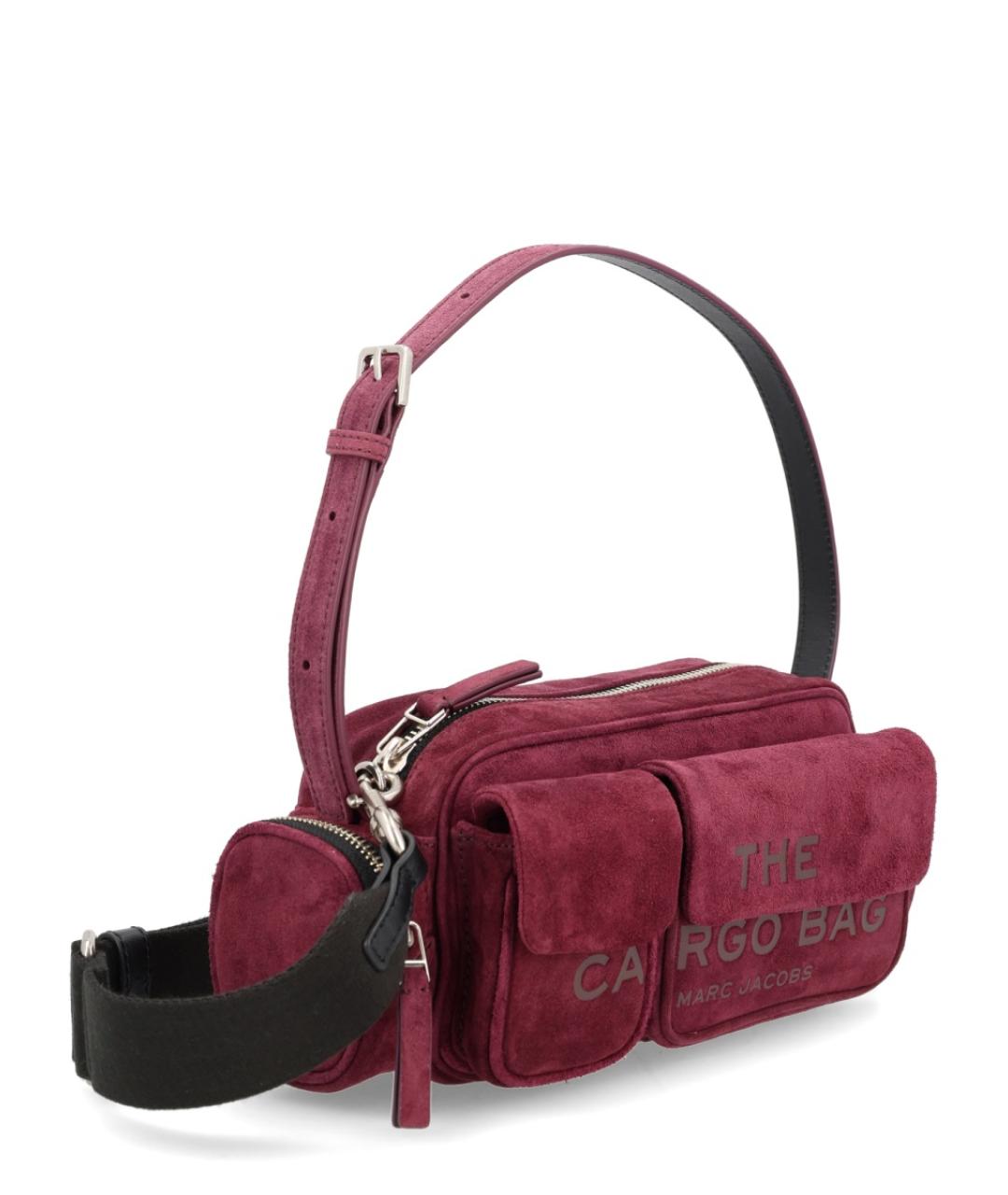 MARC JACOBS Бордовая замшевая сумка через плечо, фото 3