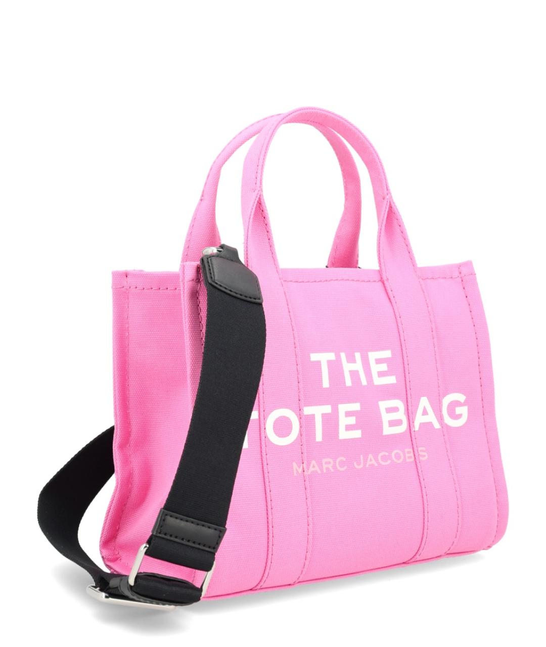 MARC JACOBS Розовая хлопковая сумка тоут, фото 3