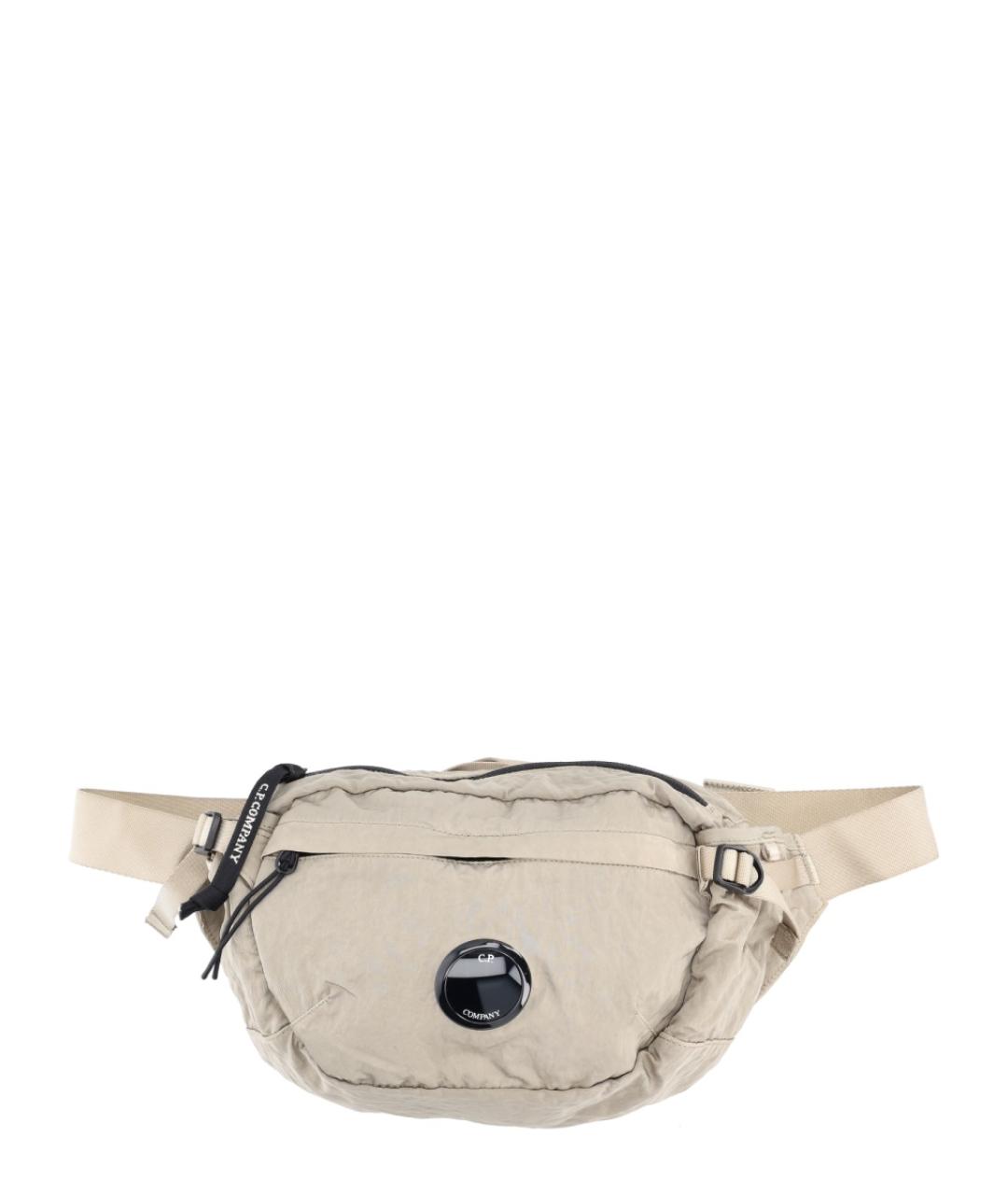 CP COMPANY Бежевая поясная сумка, фото 1