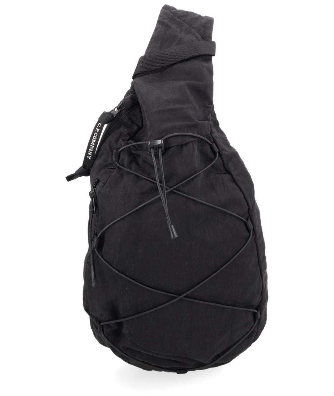 CP COMPANY Черная синтетическая сумка на плечо, фото 1