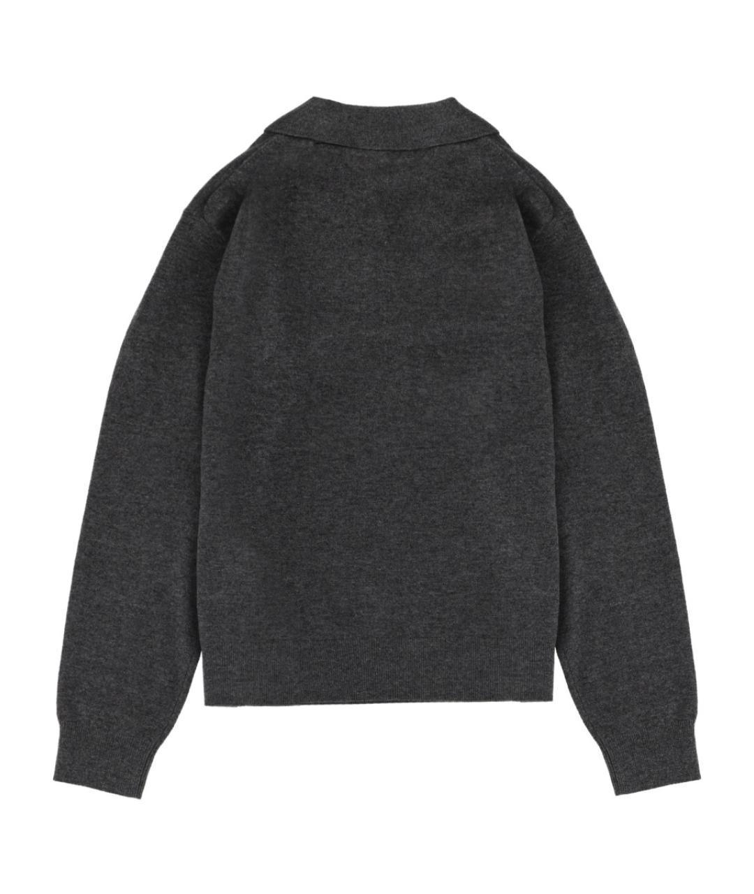 THE GARMENT Серый шерстяной джемпер / свитер, фото 2