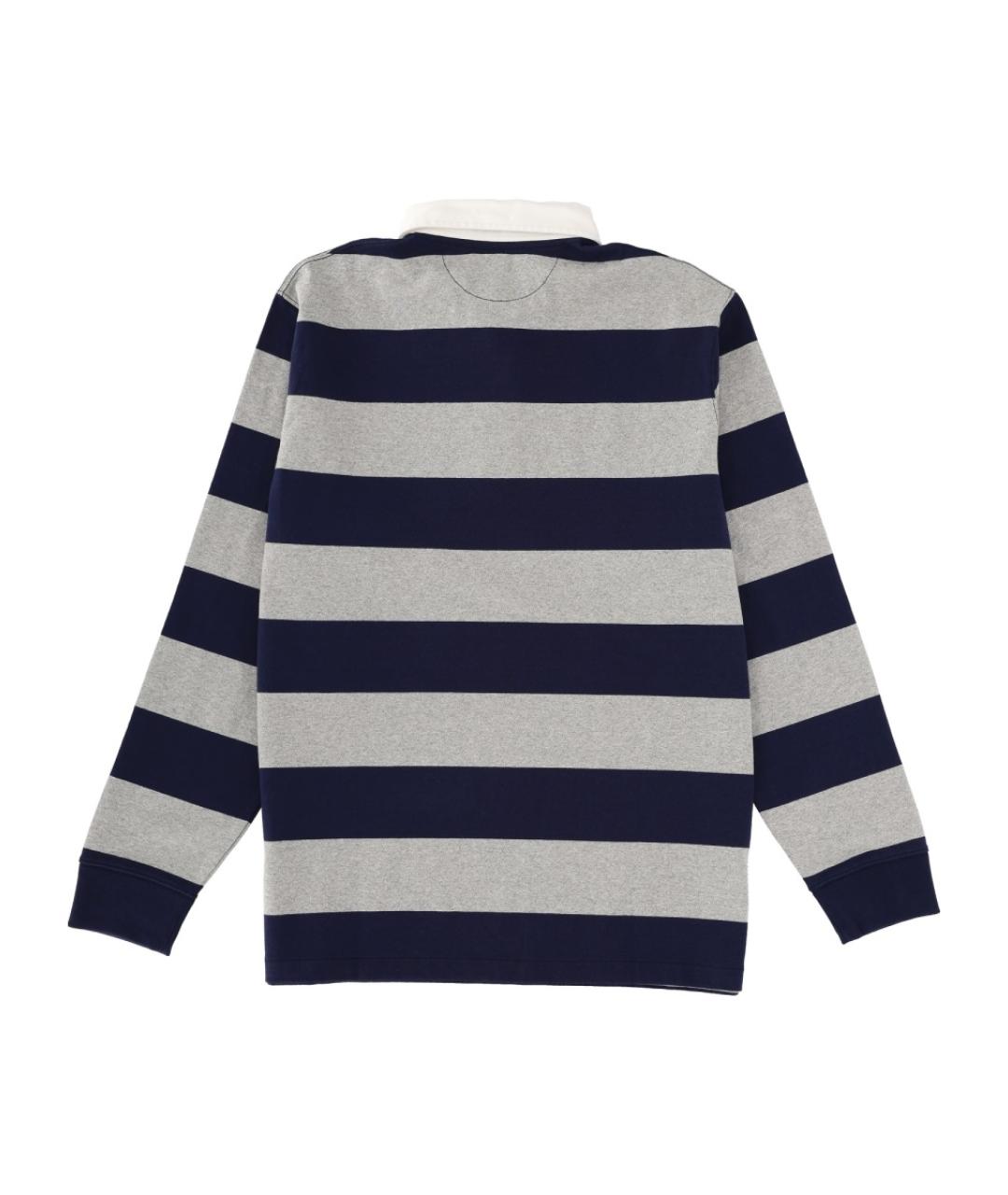 POLO RALPH LAUREN Мульти хлопковое поло с длинным рукавом, фото 2