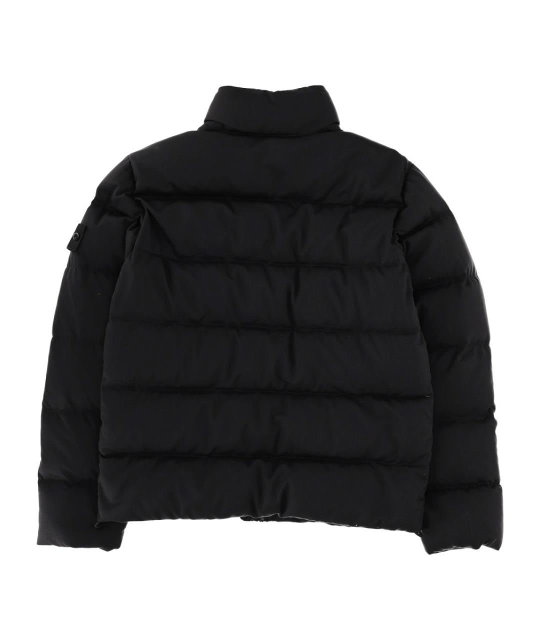 STONE ISLAND Черный шерстяной пуховик, фото 2