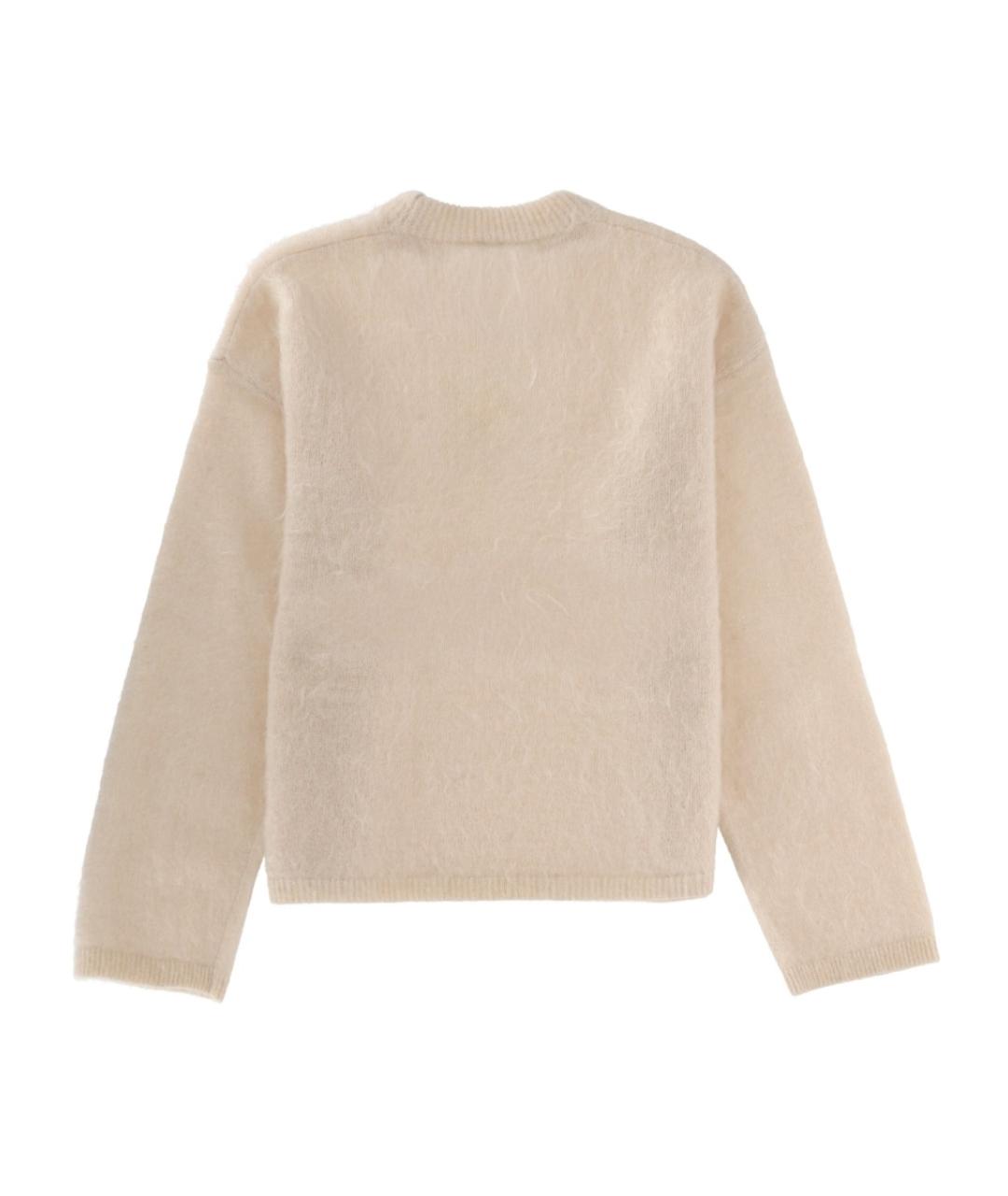 THE GARMENT Бежевый шерстяной джемпер / свитер, фото 2