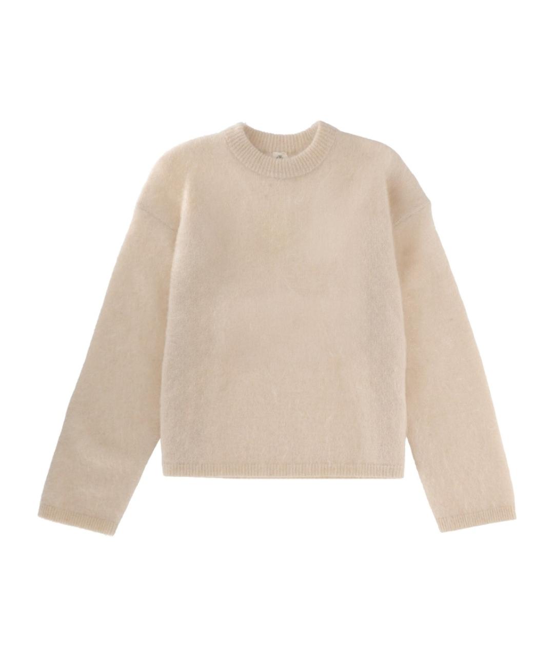 THE GARMENT Бежевый шерстяной джемпер / свитер, фото 1