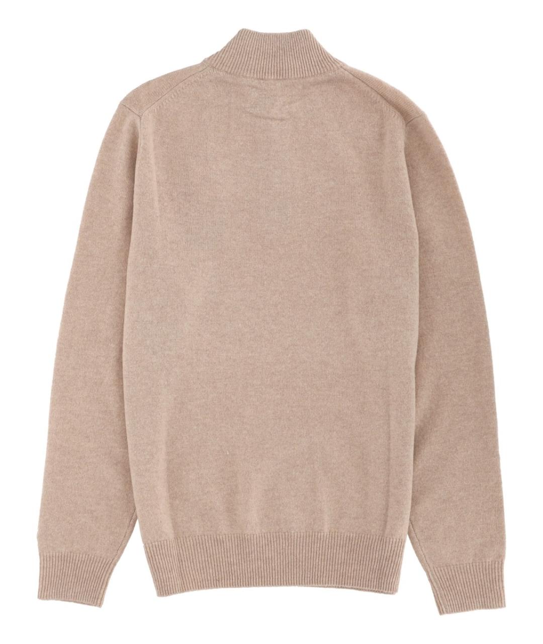 MC2 SAINT BARTH Бежевый шерстяной джемпер / свитер, фото 2