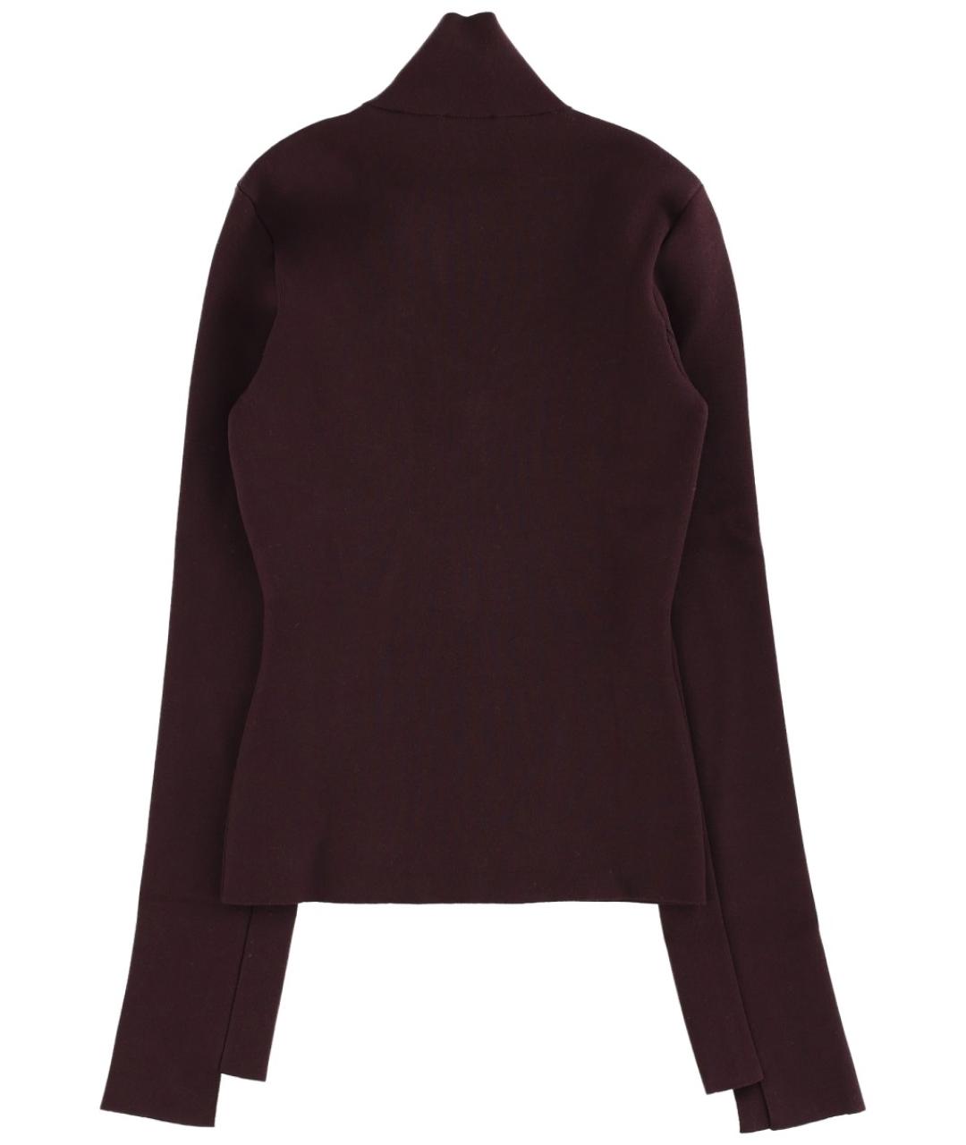COURREGES Бордовый вискозный джемпер / свитер, фото 2