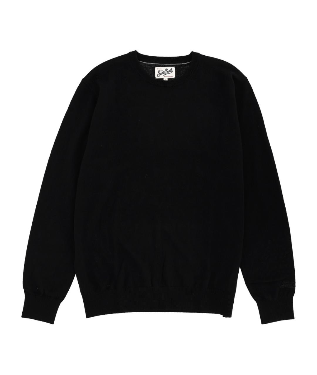MC2 SAINT BARTH Черный шерстяной джемпер / свитер, фото 1