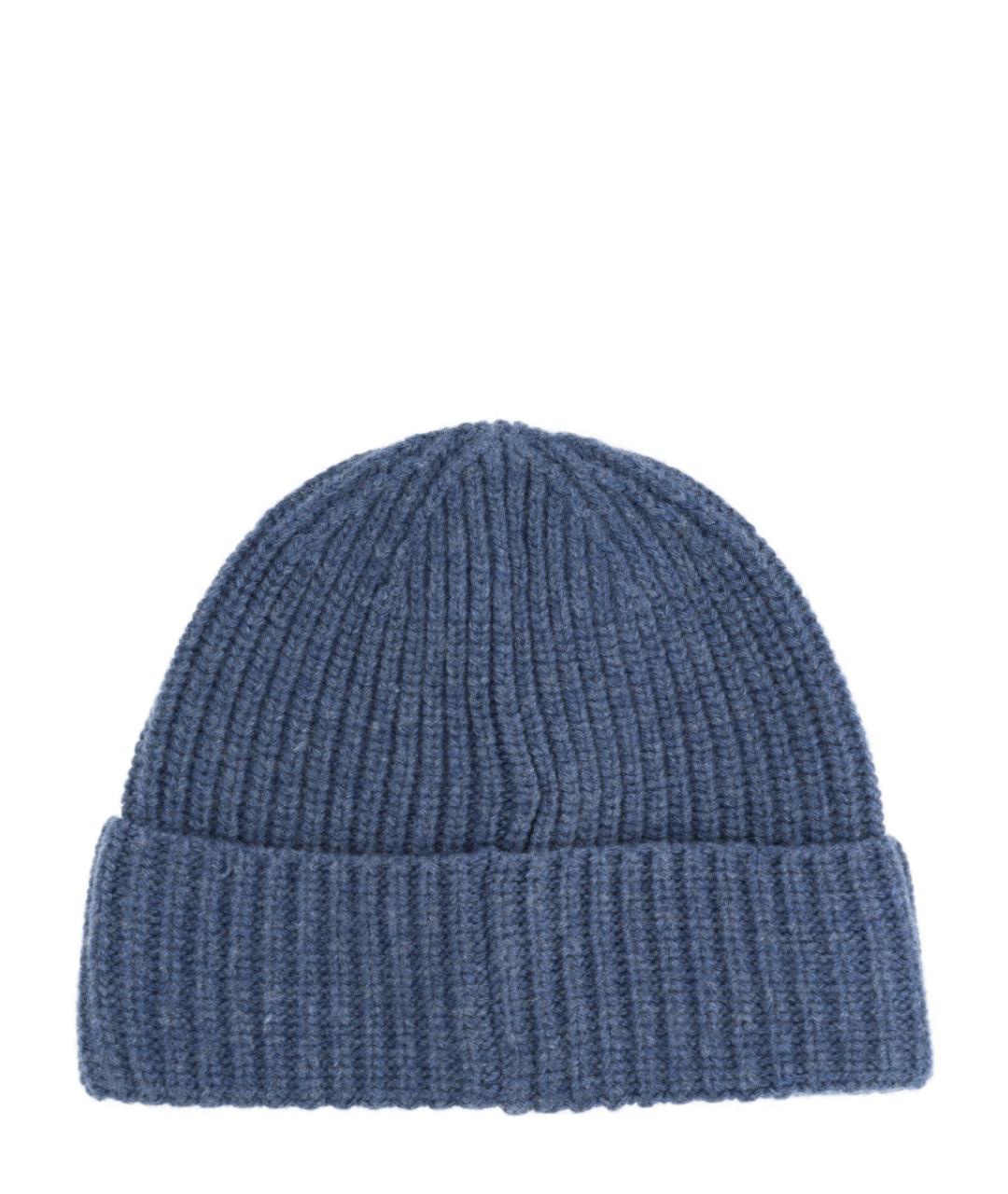 STONE ISLAND Синяя шерстяная шапка, фото 2