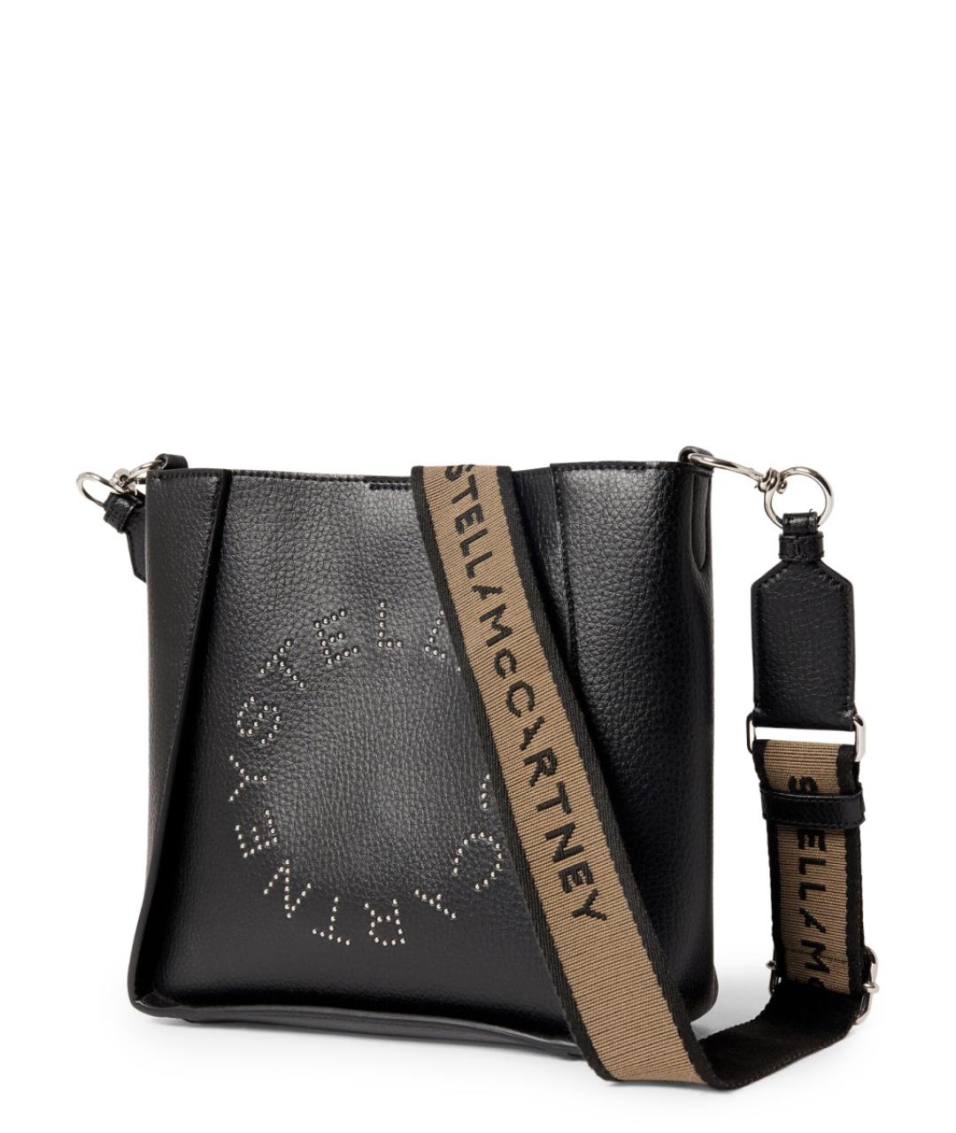 STELLA MCCARTNEY Черная синтетическая сумка через плечо, фото 3