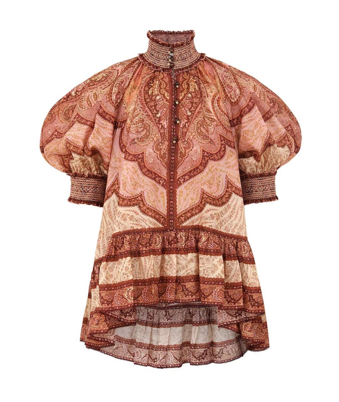 ZIMMERMANN Мульти шелковая блузы, фото 1