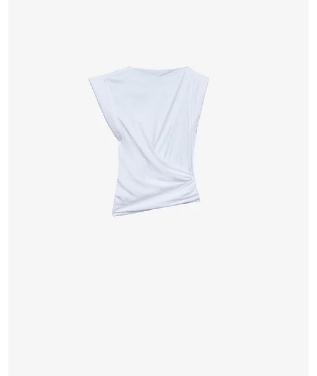 ISABEL MARANT Белая хлопковая футболка, фото 5