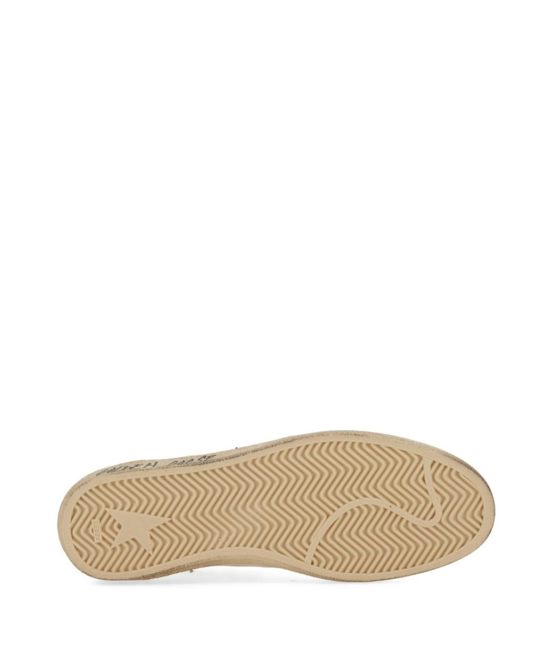 GOLDEN GOOSE DELUXE BRAND Белые кожаные низкие кроссовки / кеды, фото 6