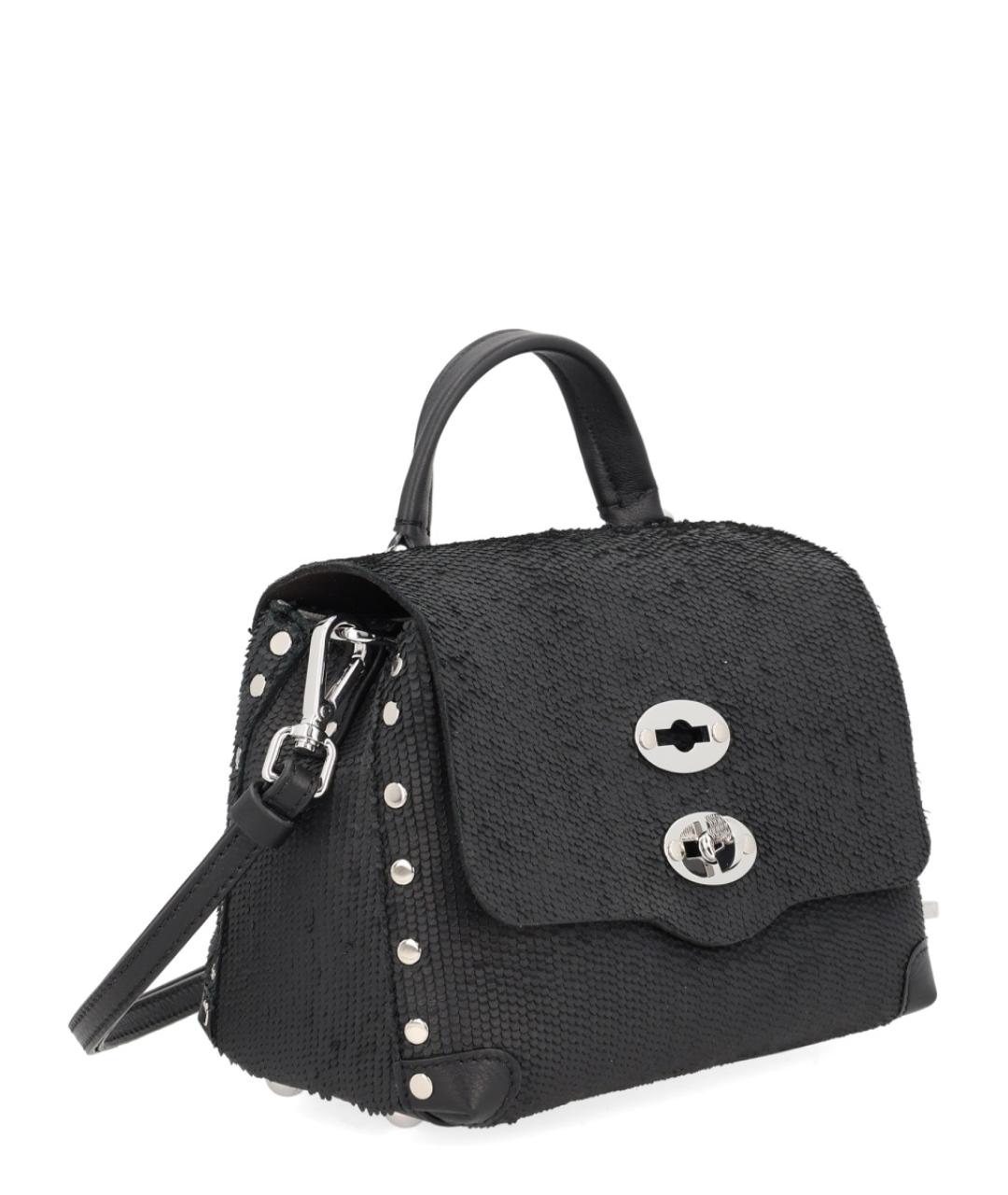 ZANELLATO Черная кожаная сумка через плечо, фото 2