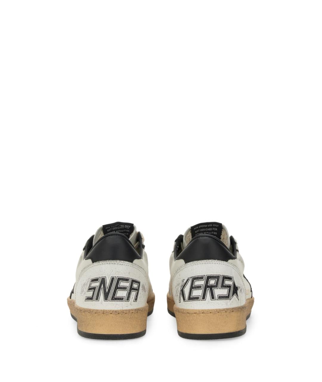 GOLDEN GOOSE DELUXE BRAND Белые кожаные кеды, фото 3