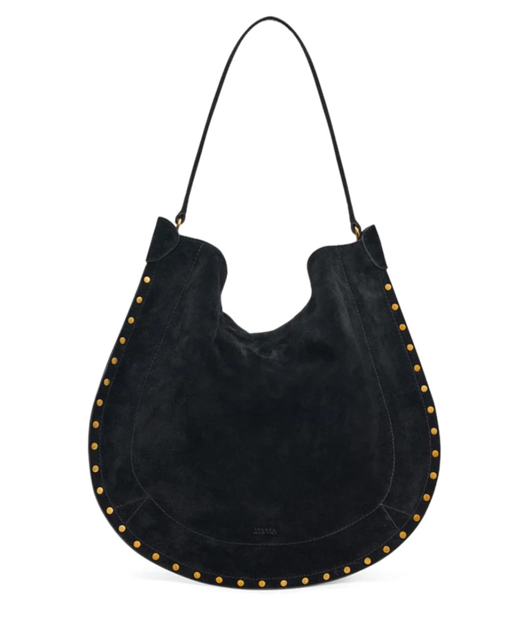 ISABEL MARANT Черная кожаная сумка через плечо, фото 1