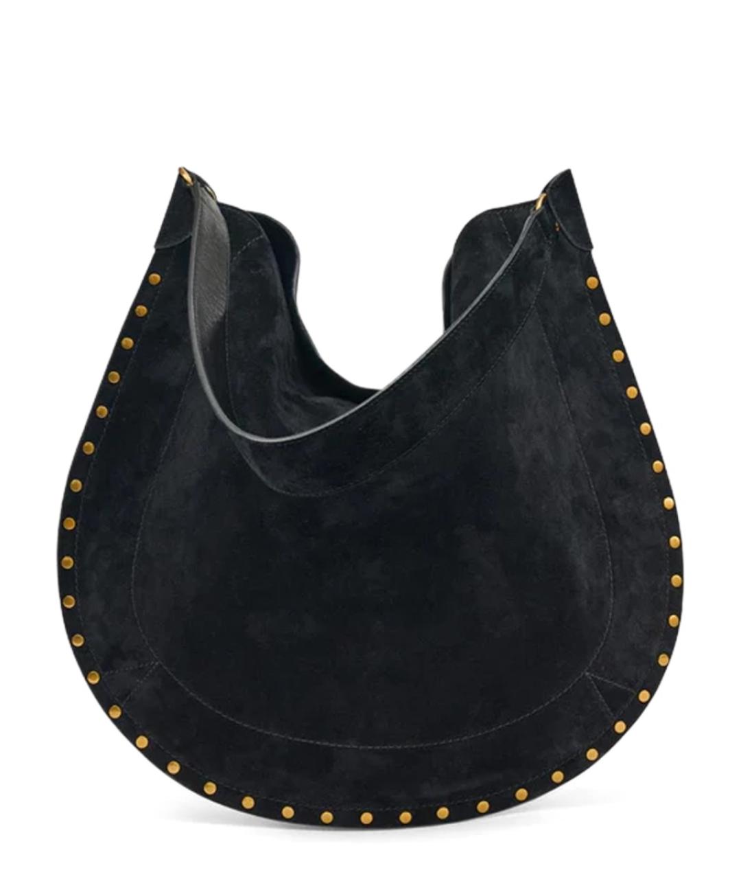 ISABEL MARANT Черная кожаная сумка через плечо, фото 3