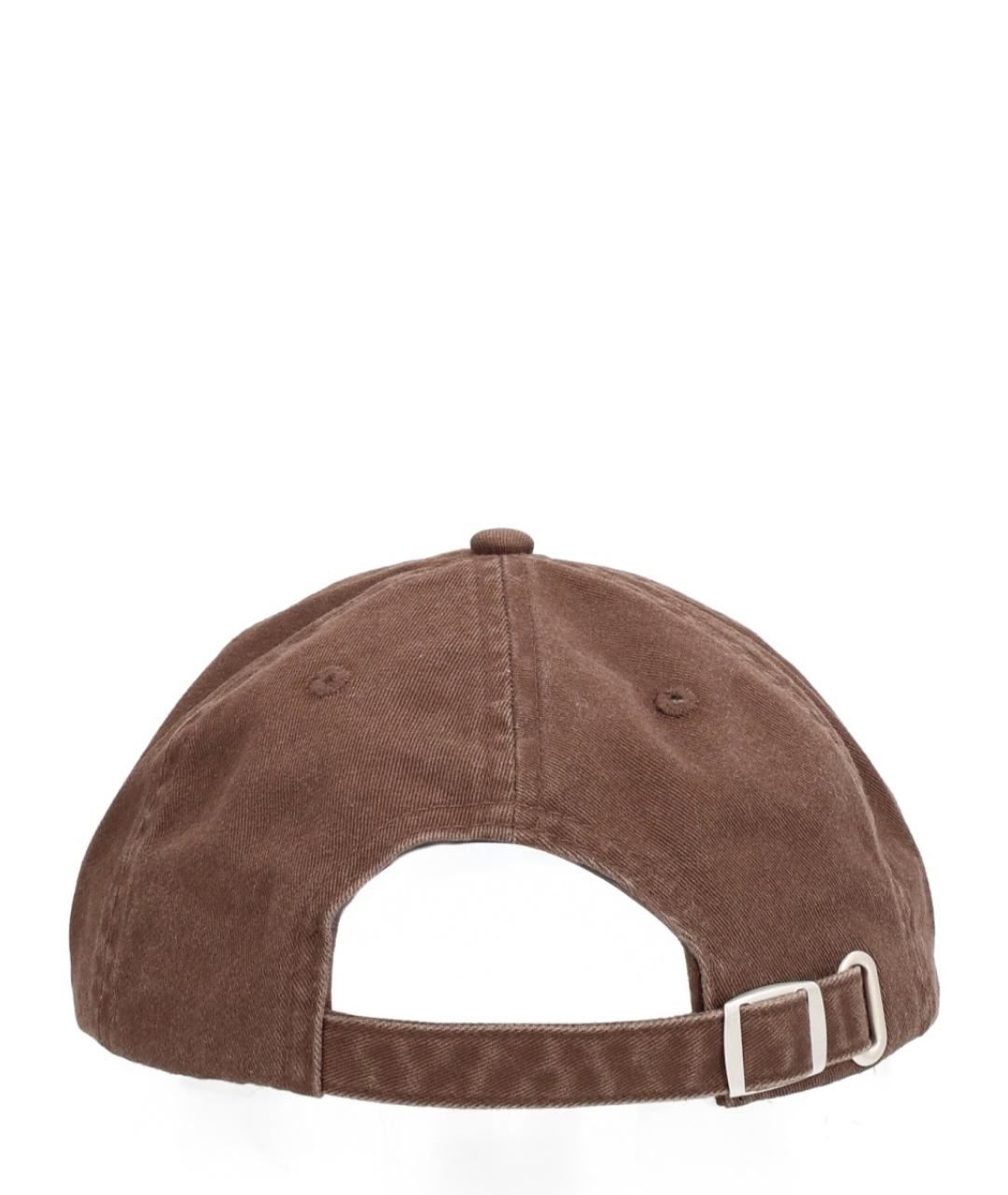 ROTATE Коричневая хлопковая кепка, фото 2