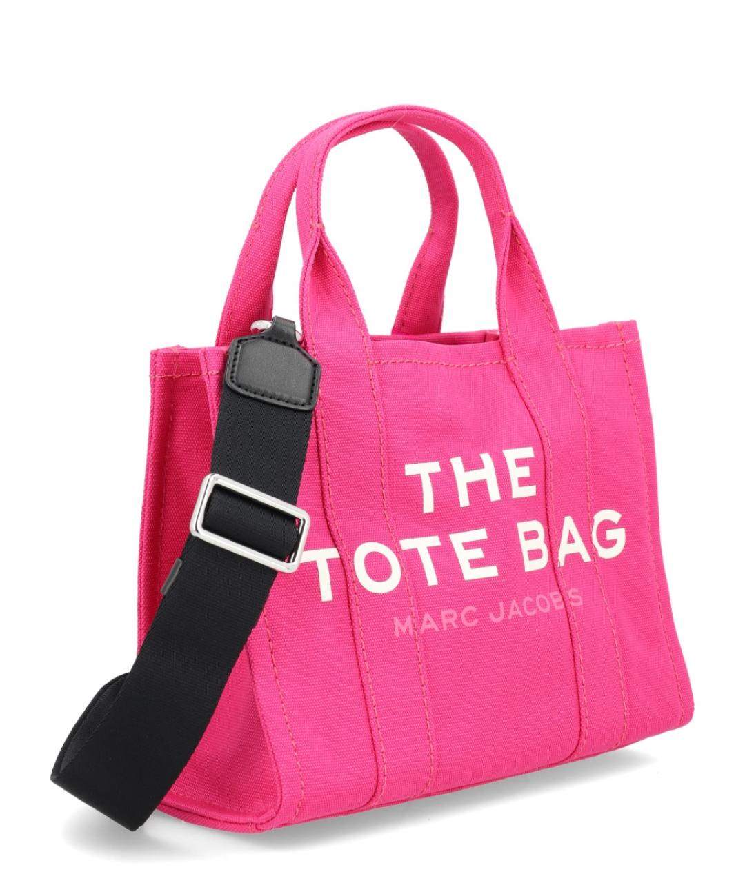MARC JACOBS Фуксия хлопковая сумка тоут, фото 3