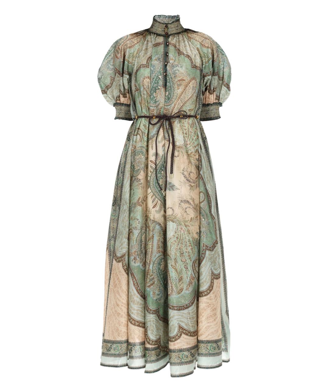 ZIMMERMANN Мульти шелковое повседневное платье, фото 1