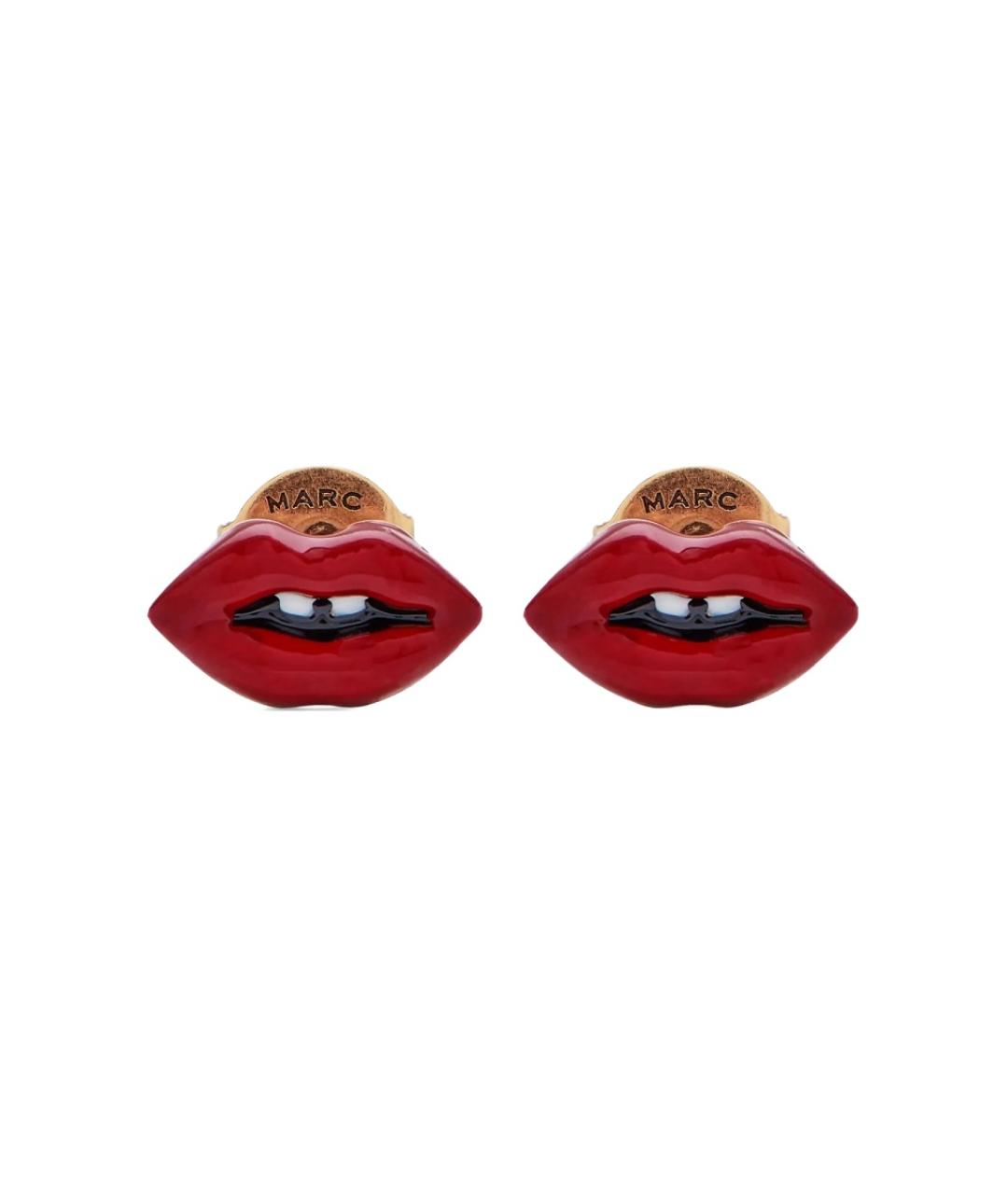 MARC JACOBS Красные металлические серьги, фото 1