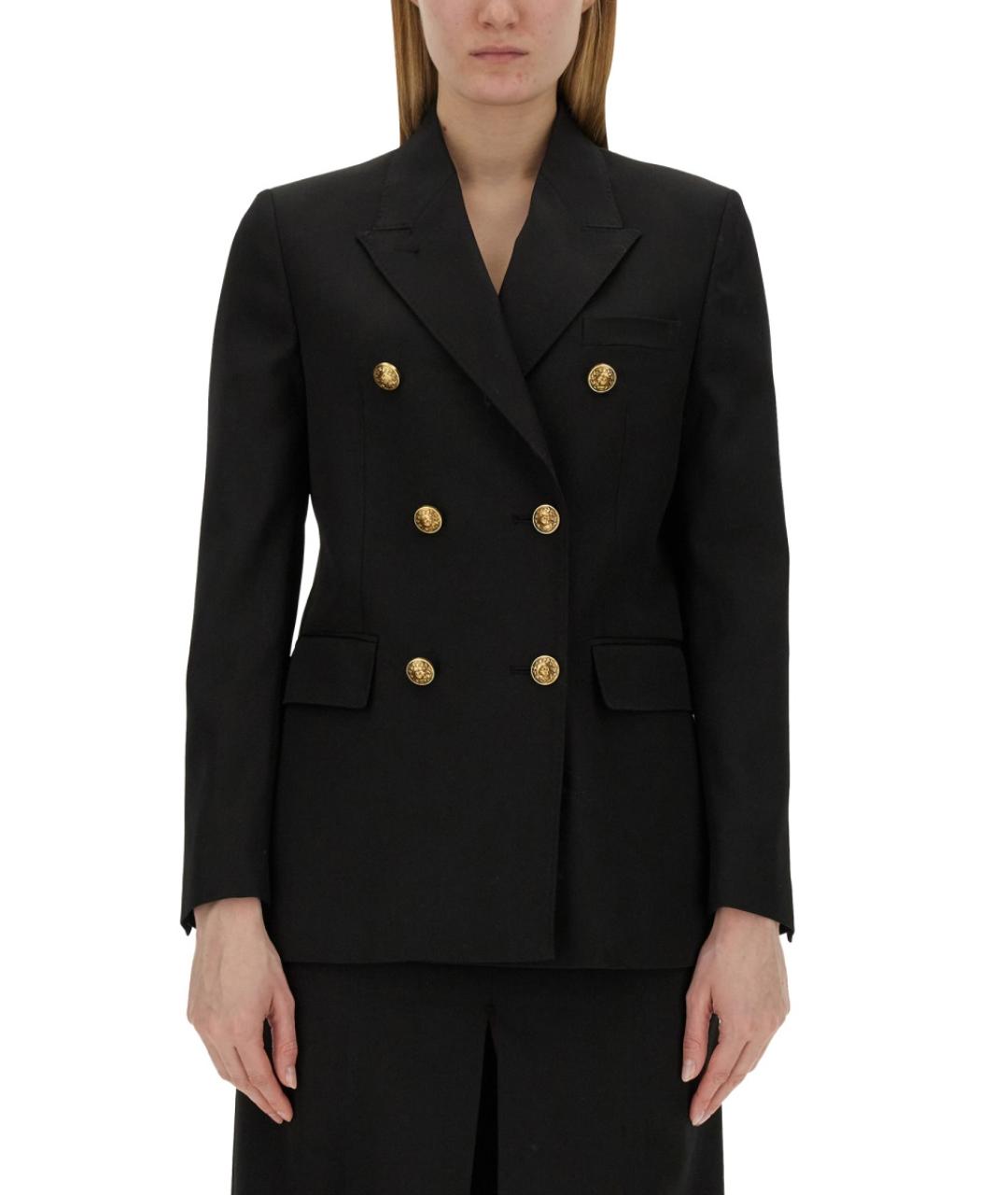 GOLDEN GOOSE DELUXE BRAND Черный шерстяной жакет/пиджак, фото 2