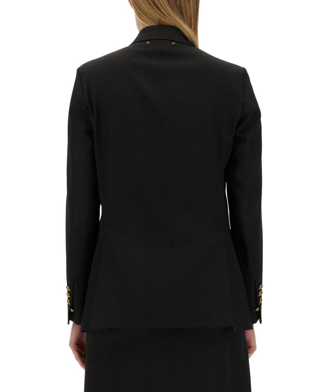 GOLDEN GOOSE DELUXE BRAND Черный шерстяной жакет/пиджак, фото 5