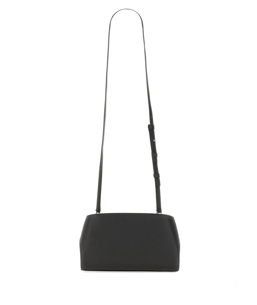 FERRAGAMO Черная кожаная сумка через плечо, фото 2