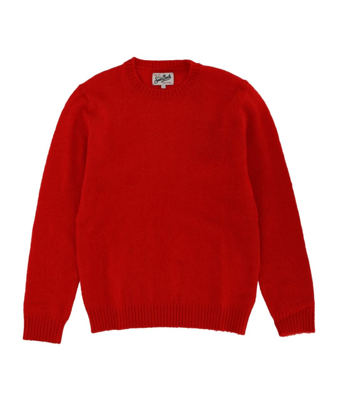 MC2 SAINT BARTH Красный шерстяной джемпер / свитер, фото 1