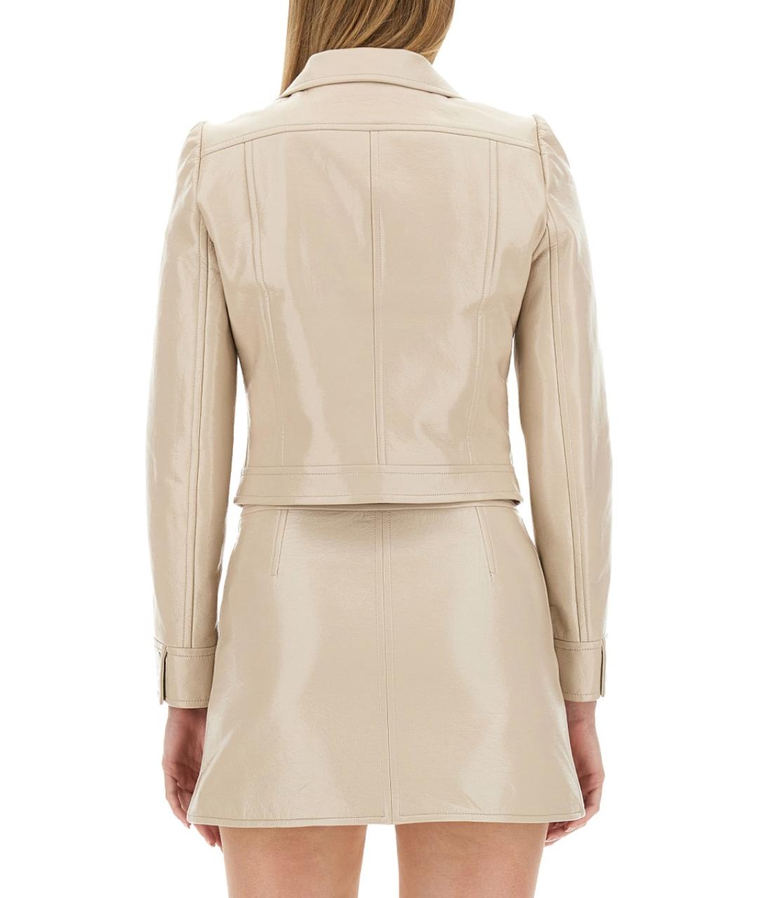COURREGES Бежевый хлопковый жакет/пиджак, фото 4