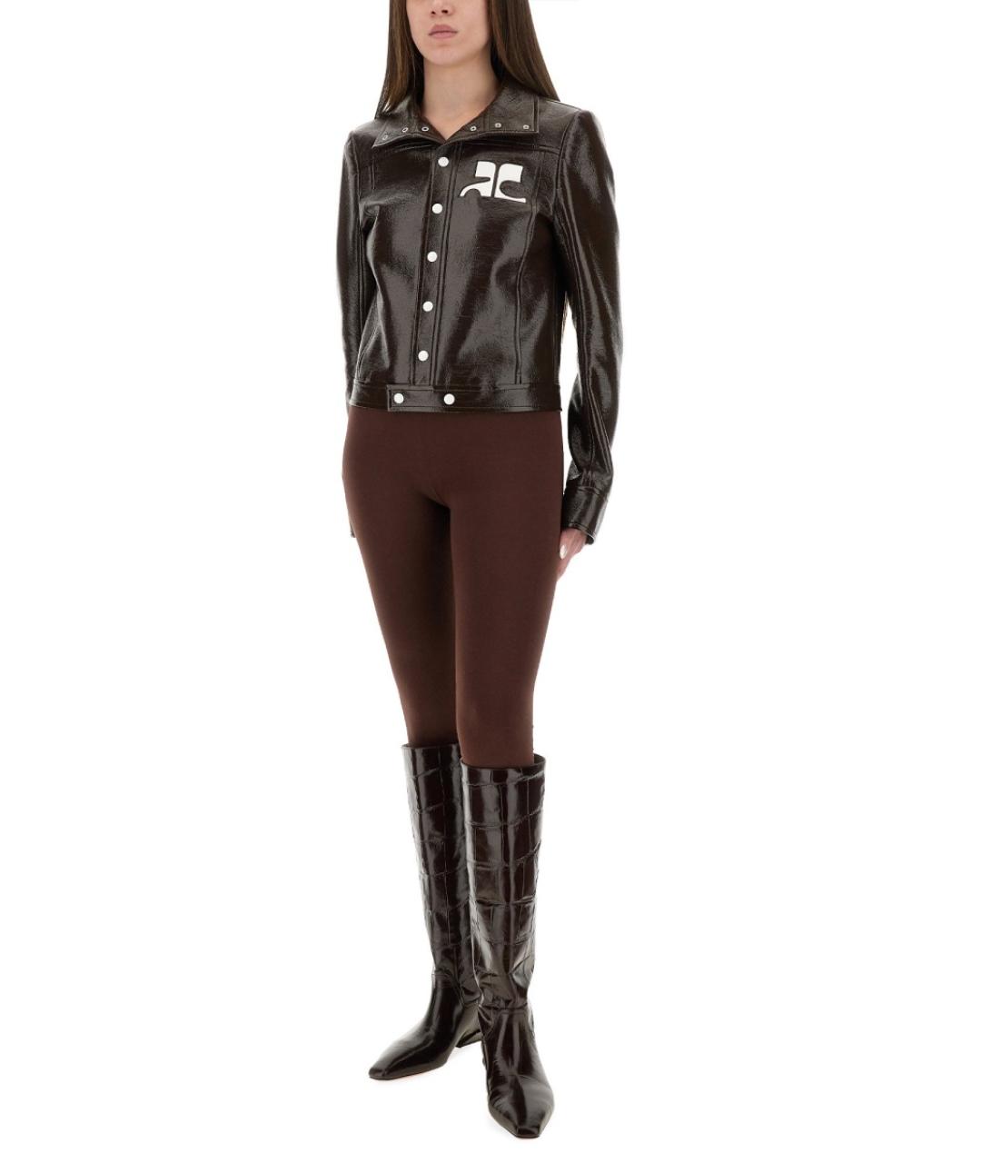 COURREGES Коричневый жакет/пиджак, фото 3