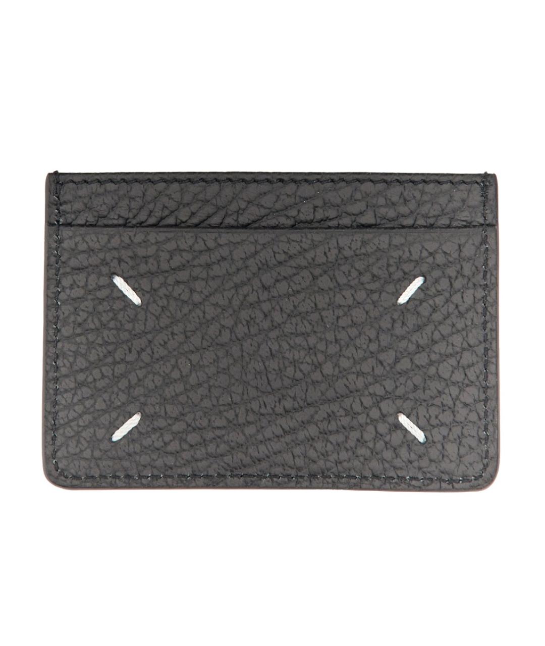 MAISON MARGIELA Черный кожаный кардхолдер, фото 2